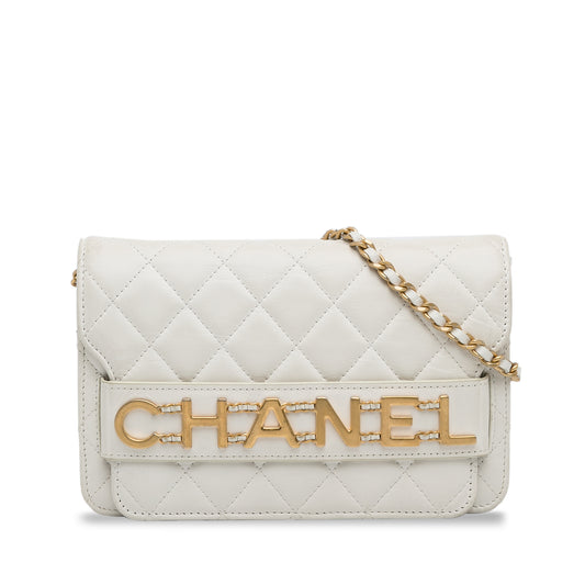 Enchained Wallet on Chain White - Gaby Paris