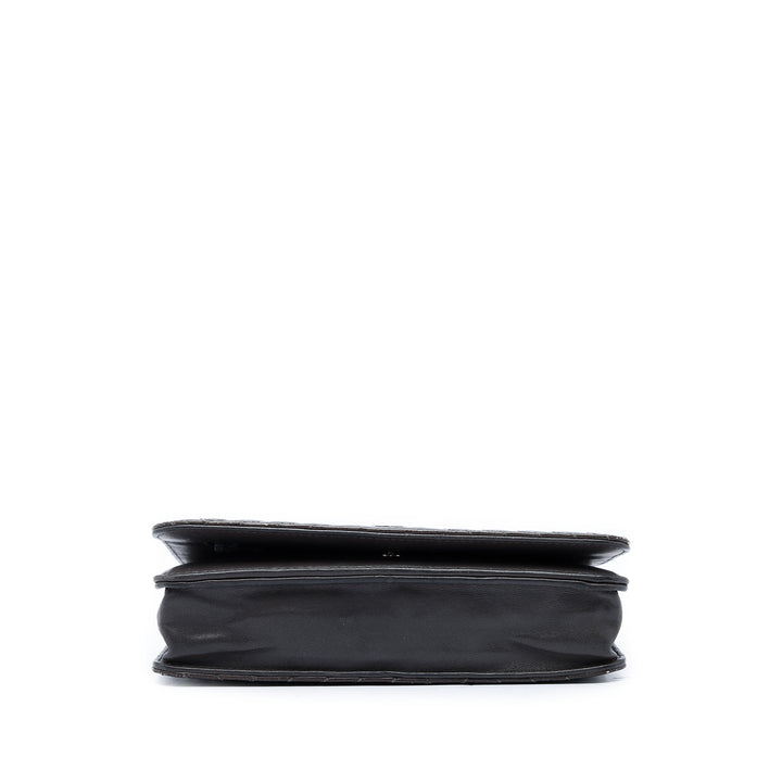 Chanel Sac bandoulière CC Distressed Chevron Crossing Wallet on Chain Marron – vue 3 – GABY PARIS