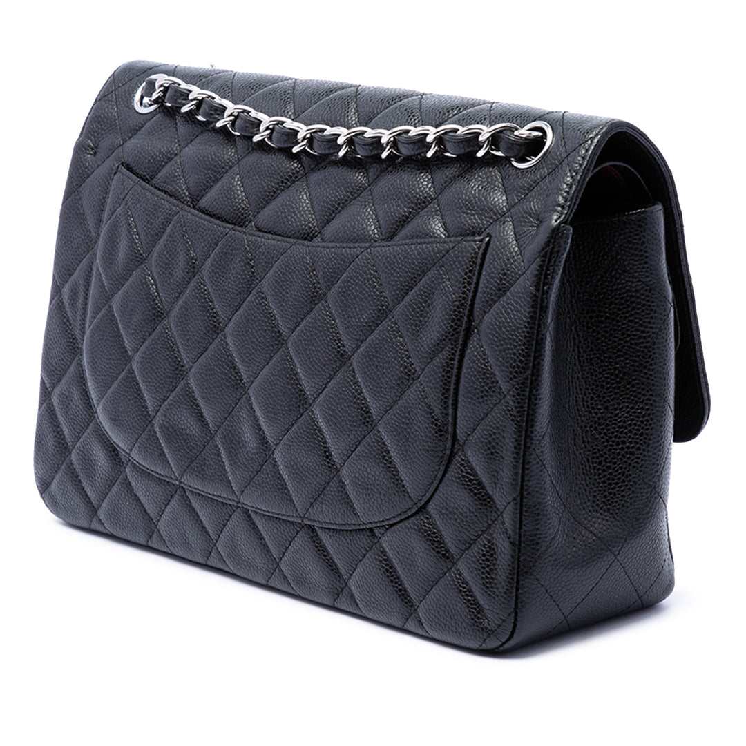 Chanel Jumbo Classic Caviar Double rabat