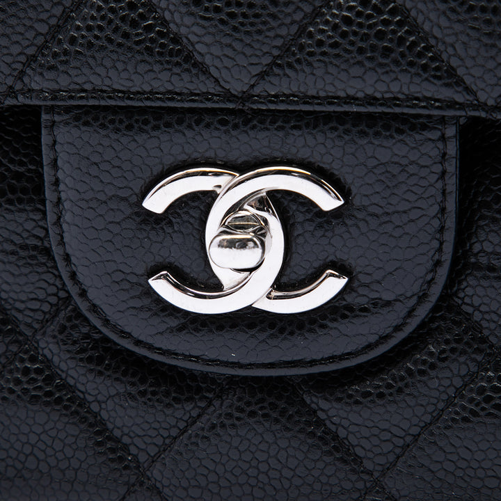 Chanel Jumbo Classic Caviar Double rabat