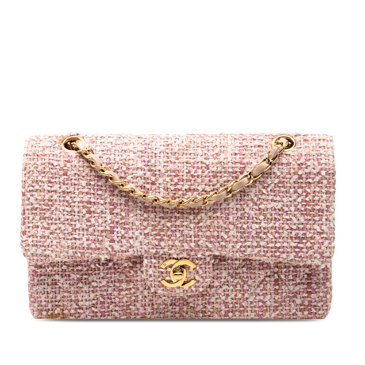 Chanel Medium Classic Tweed Double rabat