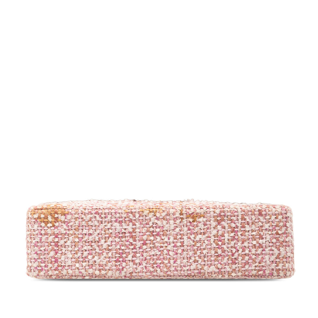 Chanel Medium Classic Tweed Double rabat