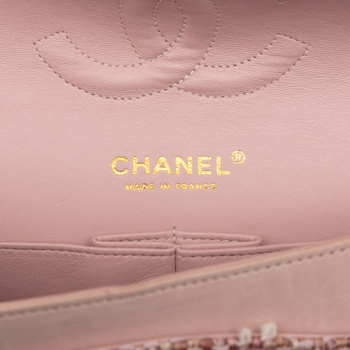 Chanel Medium Classic Tweed Double rabat