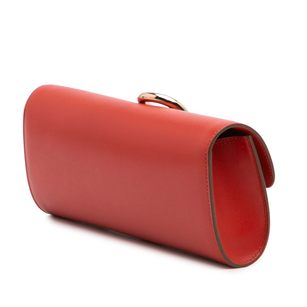 Tadelakt Egee Clutch Red - Gaby Paris