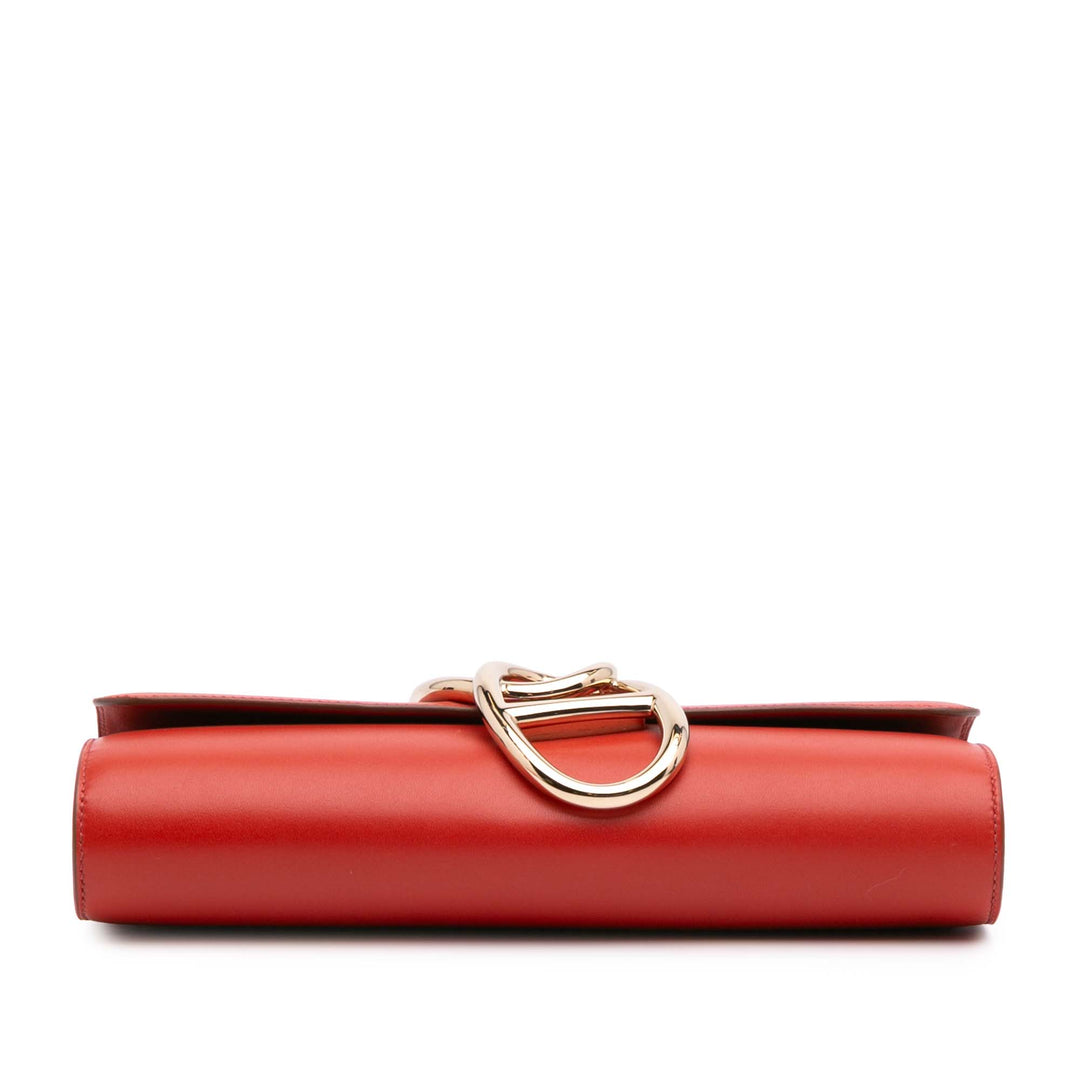 Tadelakt Egee Clutch Red - Gaby Paris
