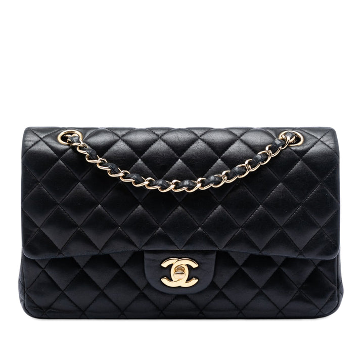 Chanel Medium Classic Cuir d’agneau Double rabat