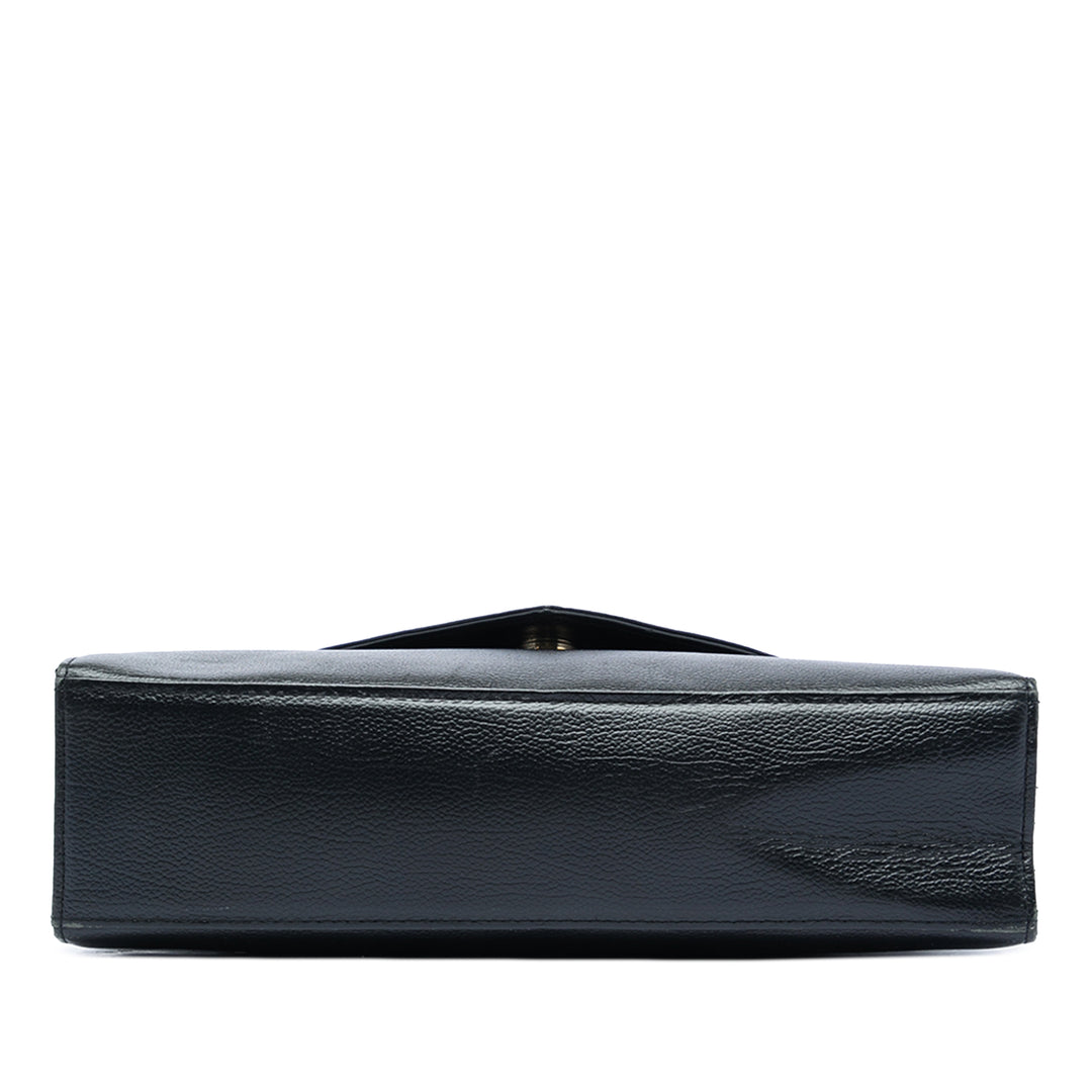 Saint Laurent Textured Cuir Monogram sac à anse supérieure