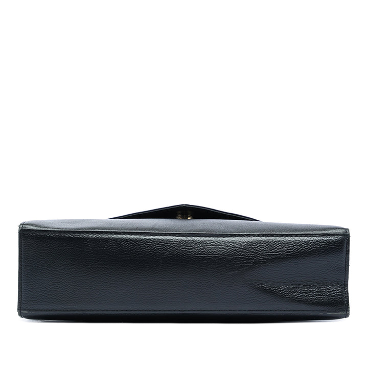 Saint Laurent Textured Cuir Monogram sac à anse supérieure