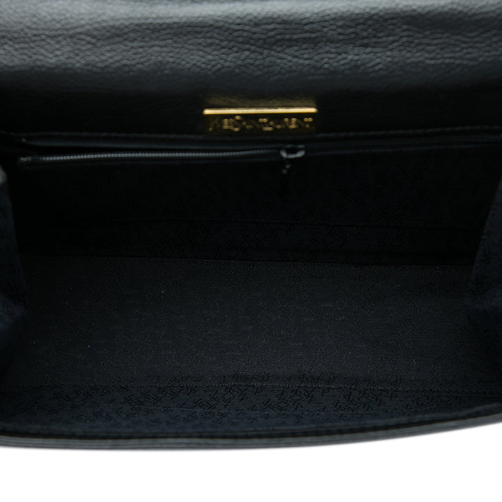 Saint Laurent Textured Cuir Monogram sac à anse supérieure