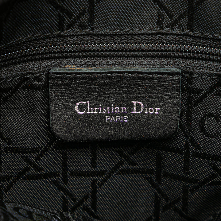 Medium Canvas Cannage Leopard Print Lady Dior Brown - Gaby Paris