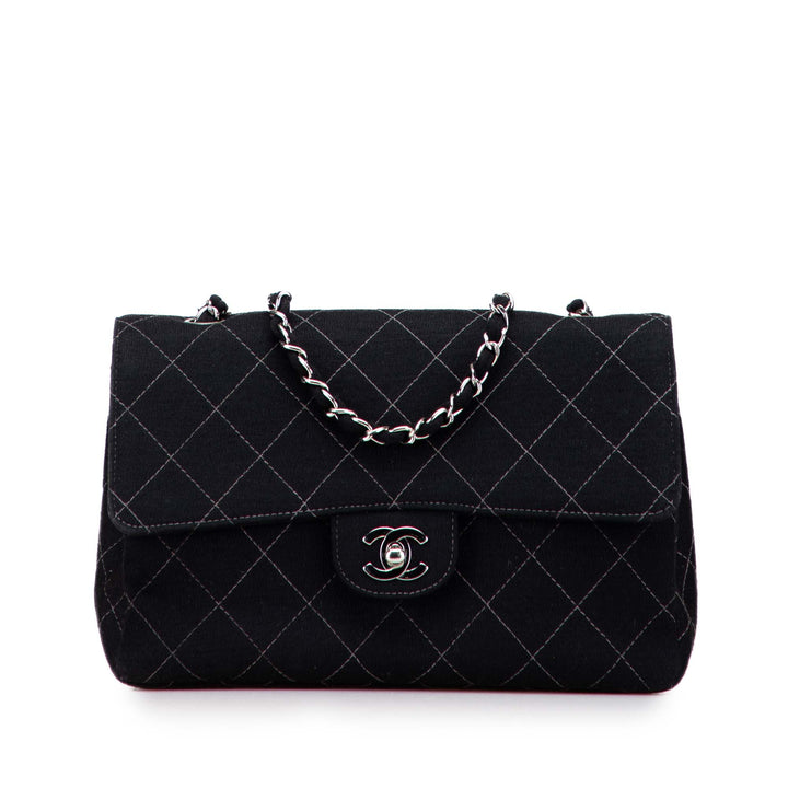 Chanel Medium Matelassé Jersey Simple rabat