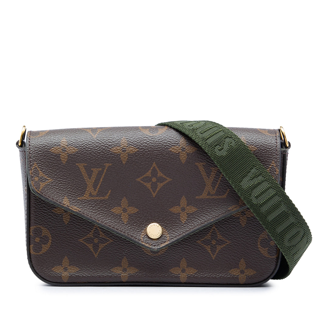 Louis Vuitton Felicie And Go Monogram Marron – vue principale – GABY PARIS