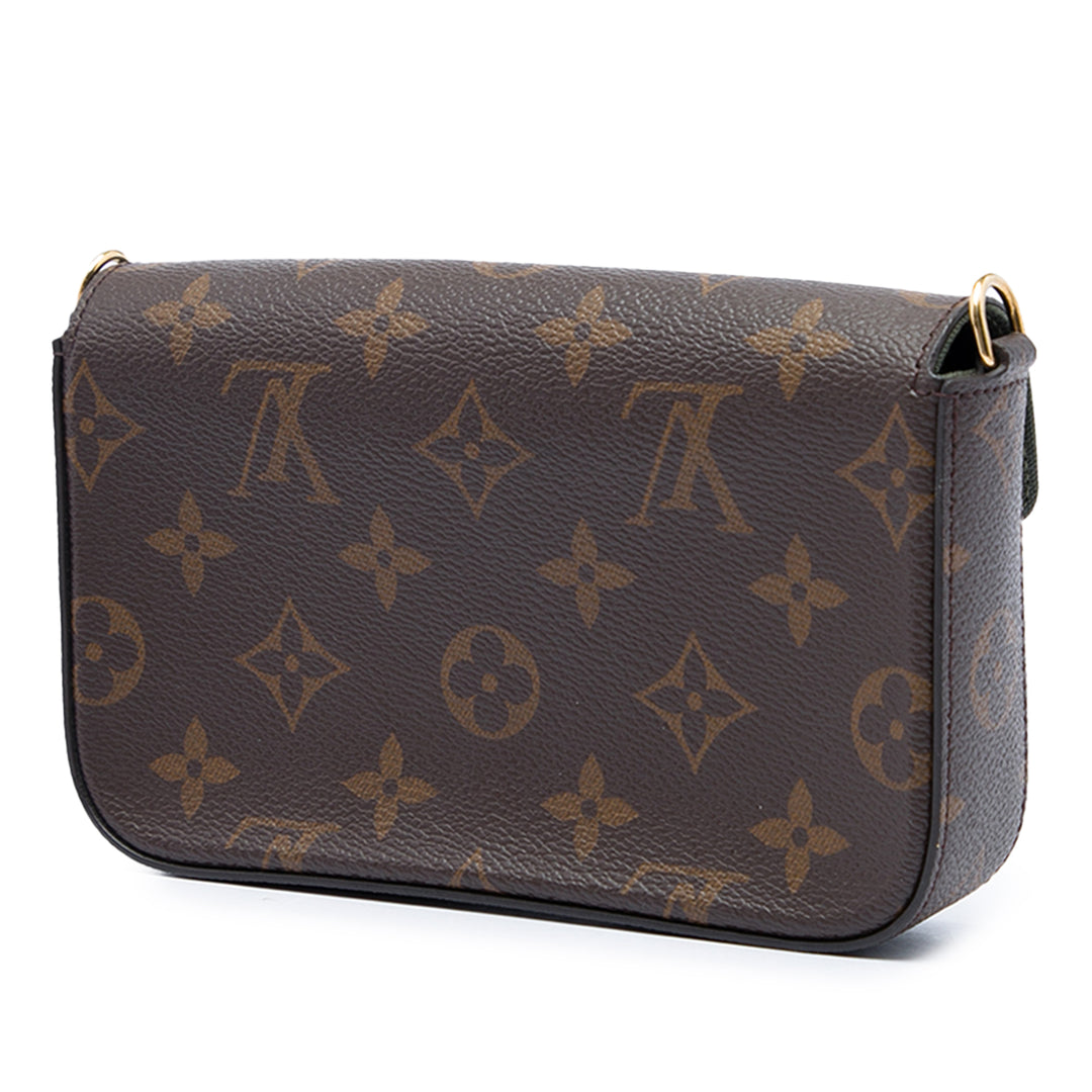 Louis Vuitton Felicie And Go Monogram Marron – vue 2 – GABY PARIS