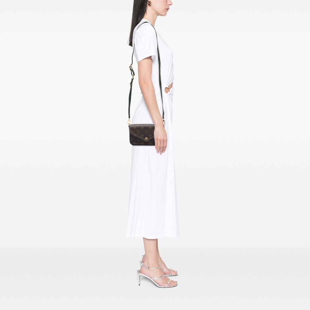 Louis Vuitton Felicie And Go Monogram Marron – vue 5 – GABY PARIS