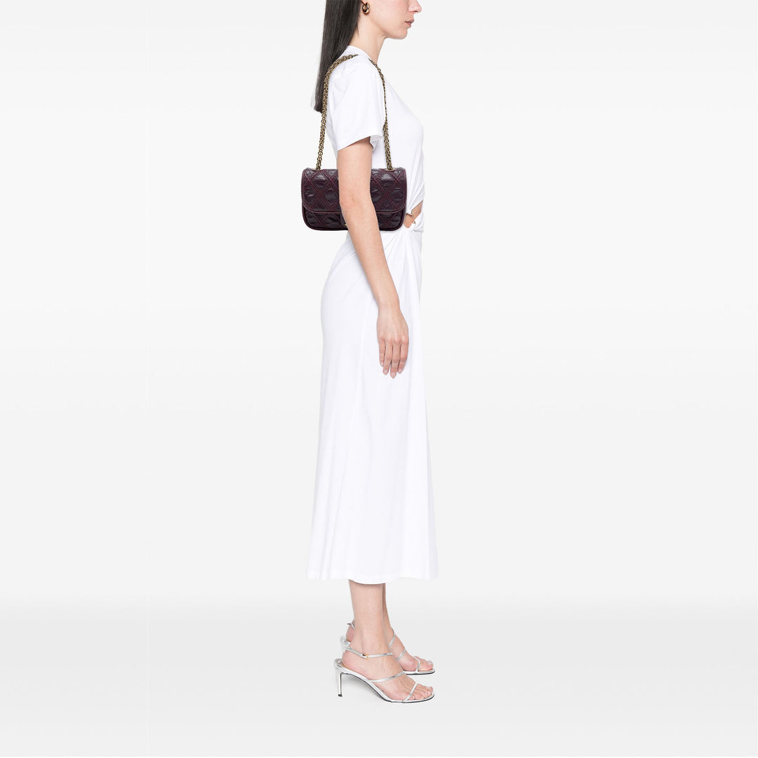 Chanel Paris Bombay CC Triptych à rabat Petit Cuir de veau Violet – vue 6 – GABY PARIS
