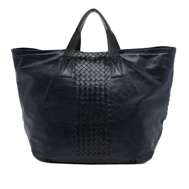Bottega Veneta Intrecciato à finitions Souple Cabas nappa Bleu – vue principale – GABY PARIS