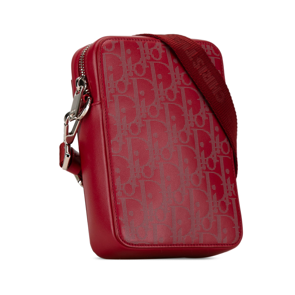 Oblique Galaxy World Tour Messenger Bag Red - Gaby Paris