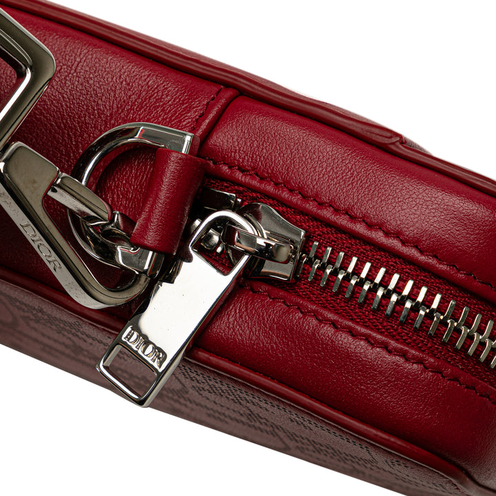 Oblique Galaxy World Tour Messenger Bag Red - Gaby Paris