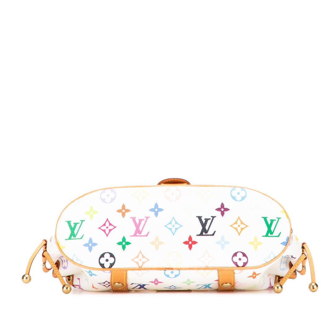 Monogram Multicolore Theda PM White - Gaby Paris