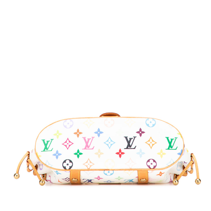 Monogram Multicolore Theda PM White - Gaby Paris