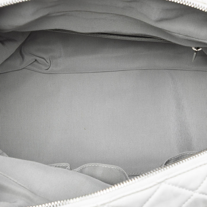 CC Armature Cabas Cuir d'agneau Blanc