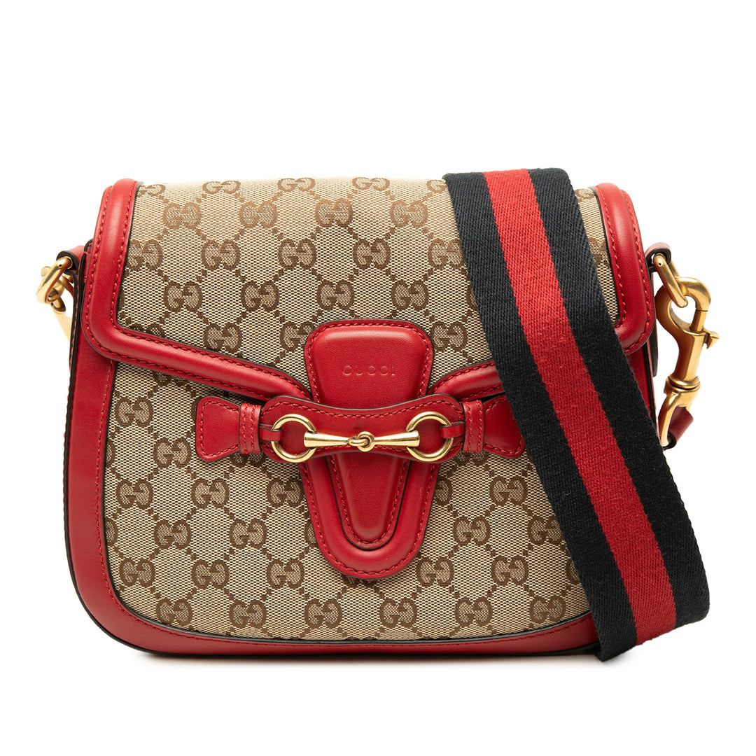 GG Lady Web Sac Moyen Rouge