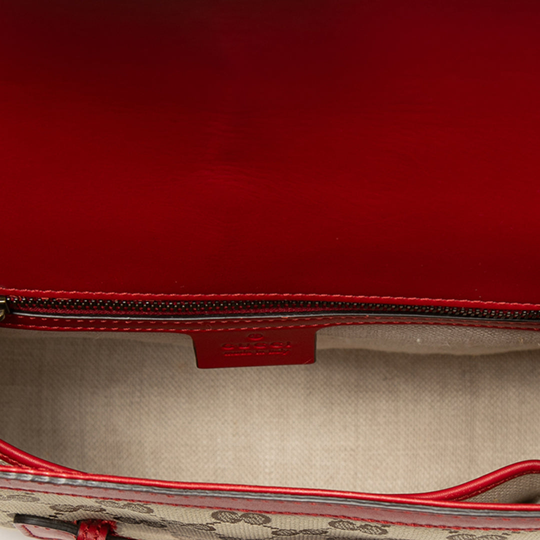 GG Lady Web Sac Moyen Rouge