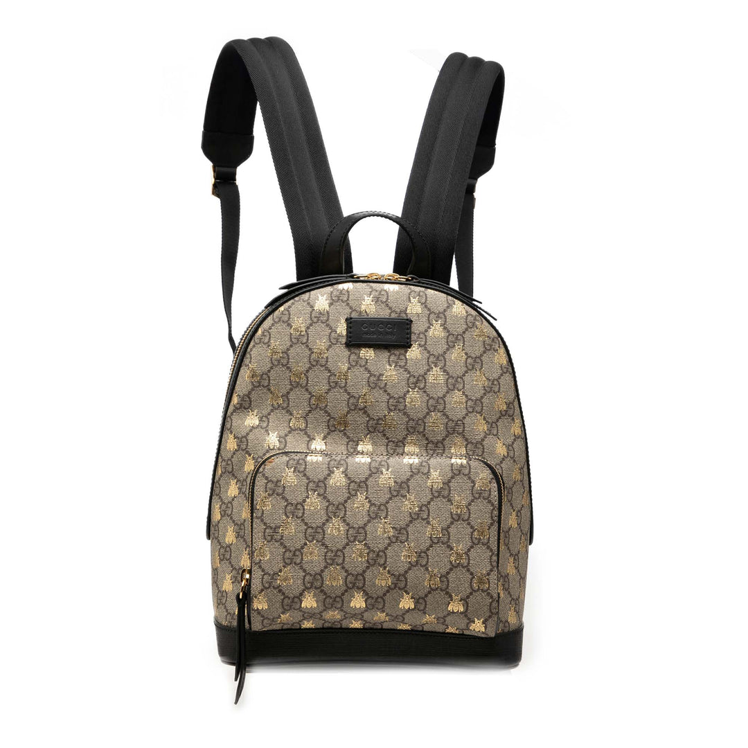 Gucci Small GG Supreme Bee Sac à dos