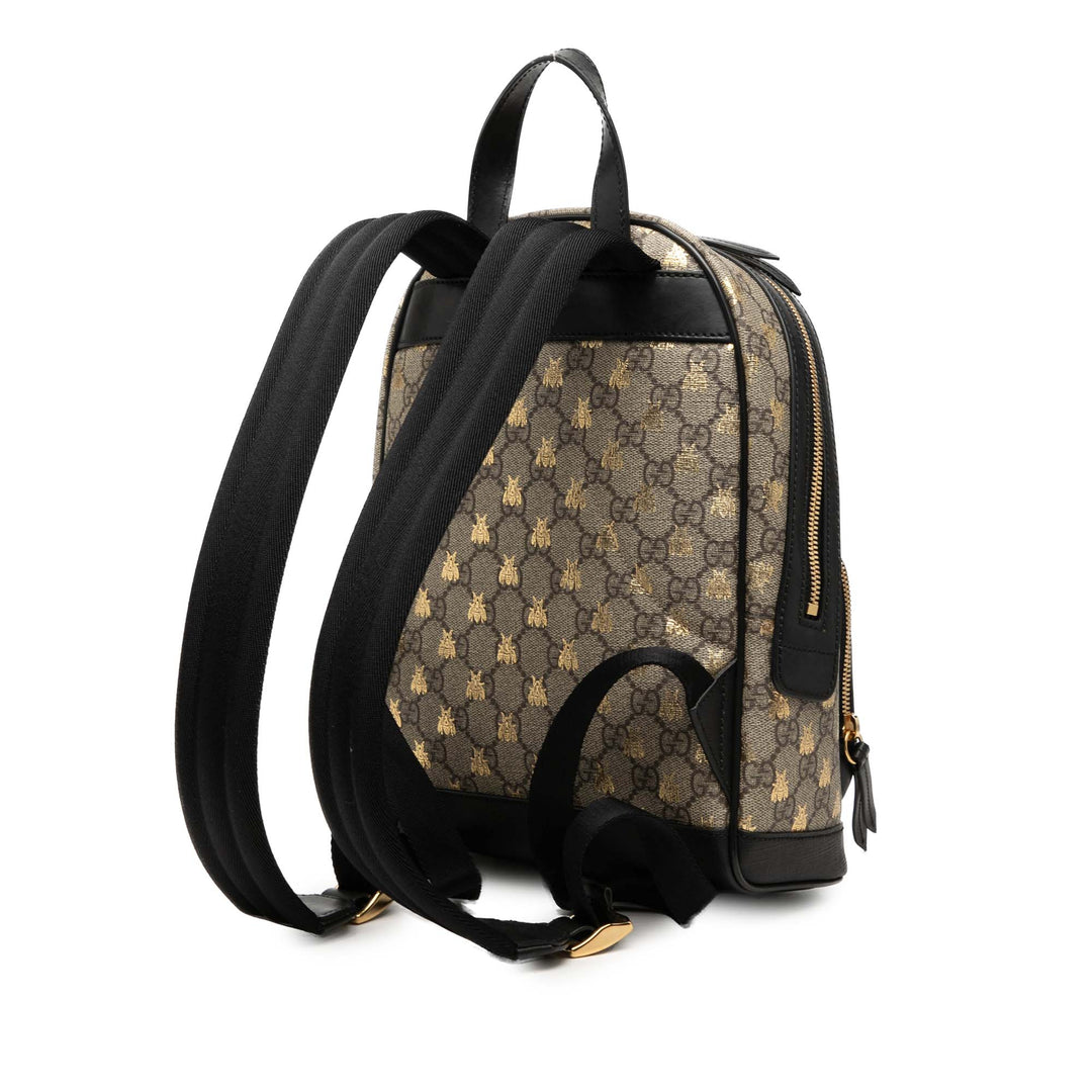Gucci Small GG Supreme Bee Sac à dos