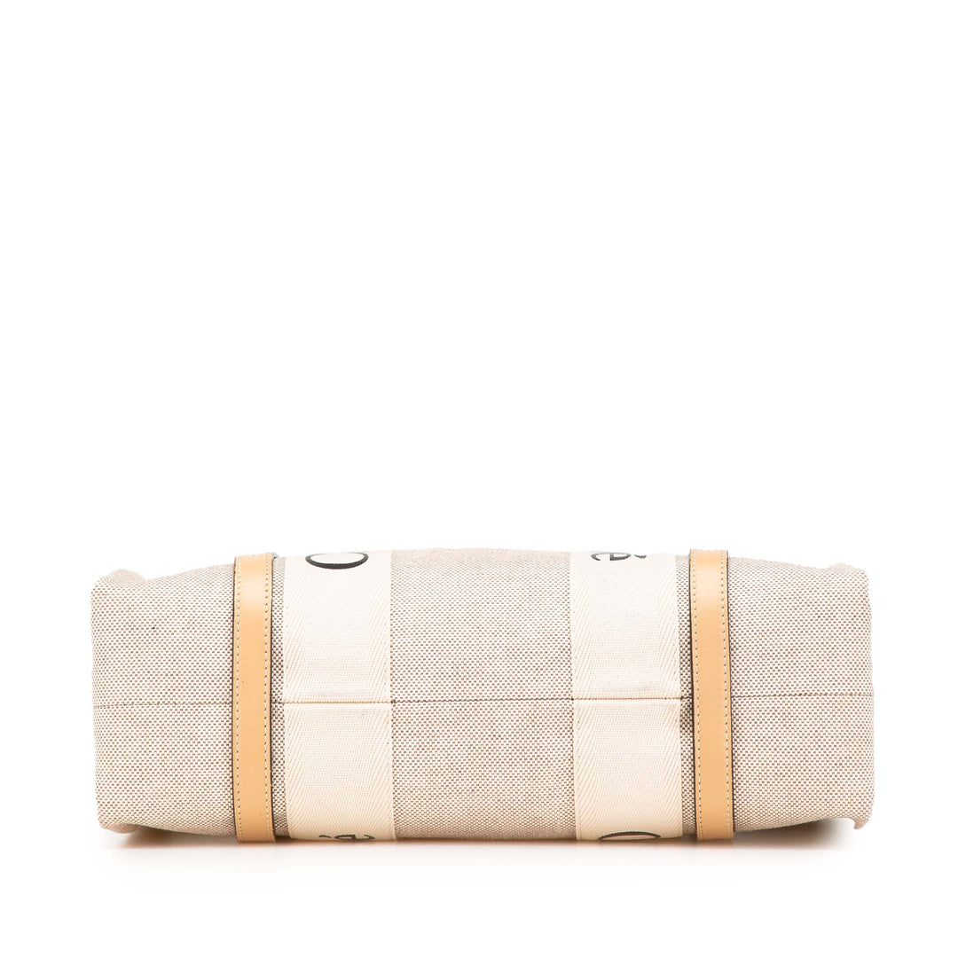 Medium Canvas Woody Tote Brown - Gaby Paris