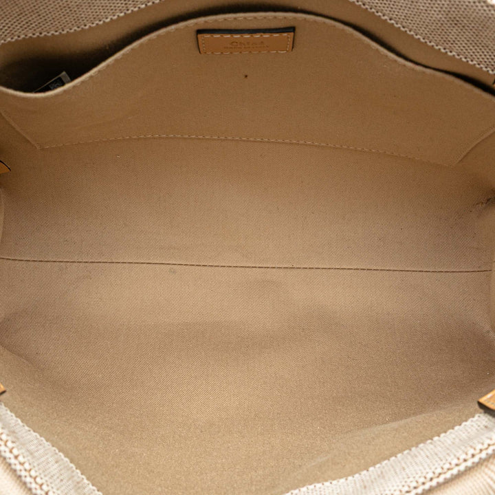 Medium Canvas Woody Tote Brown - Gaby Paris