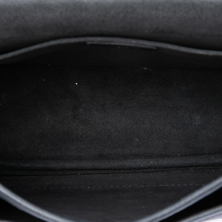 Lockme Chaîne Sac Cuir de veau Noir