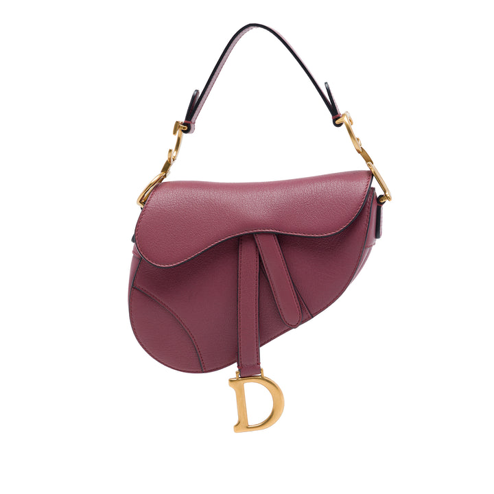 Dior Mini Cuir de chèvre Saddle Sac