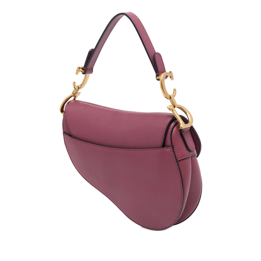 Dior Mini Cuir de chèvre Saddle Sac