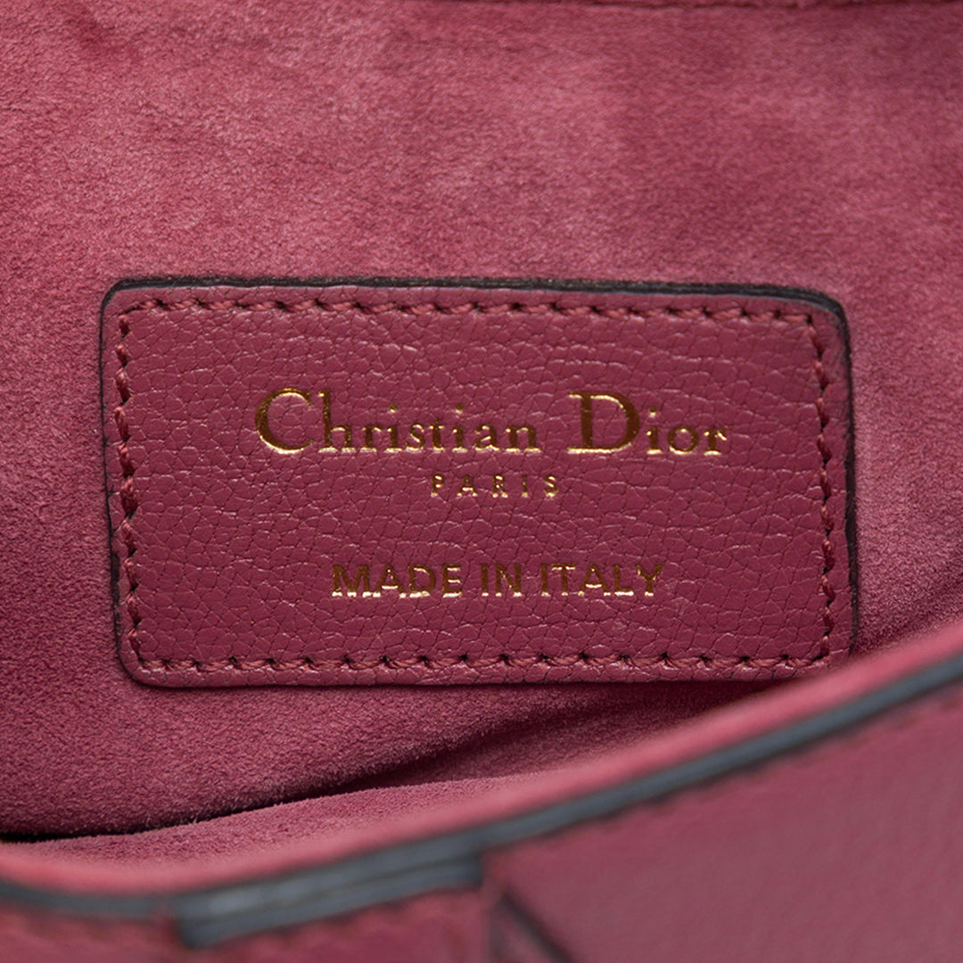 Dior Mini Cuir de chèvre Saddle Sac