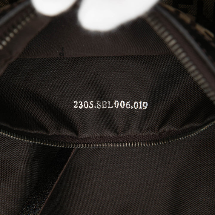 Fendi Sac à main Zucchino Marron – vue 6 – GABY PARIS