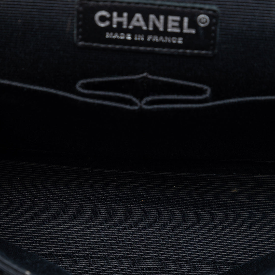 Chanel Medium Classic Tweed et Ribbon Logo Double rabat
