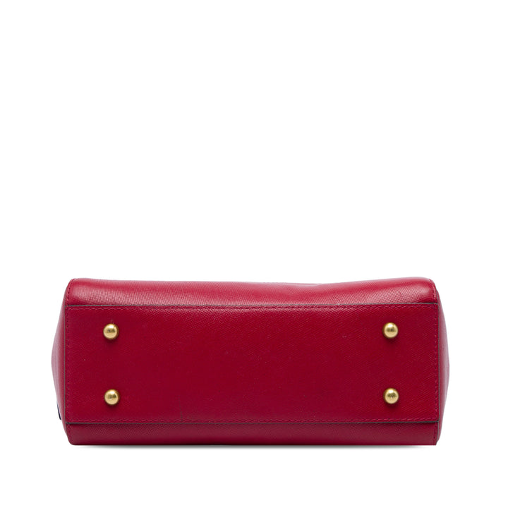 Burberry Sac à main Haymarket Check Rouge – vue 3 – GABY PARIS