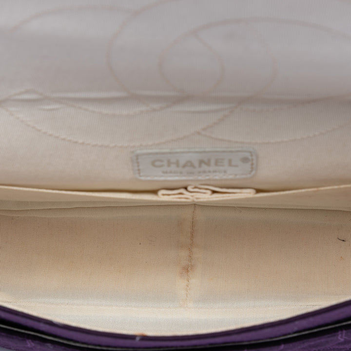 Chanel Croc Matelassé Jersey Reissue 2.55 Double rabat 227