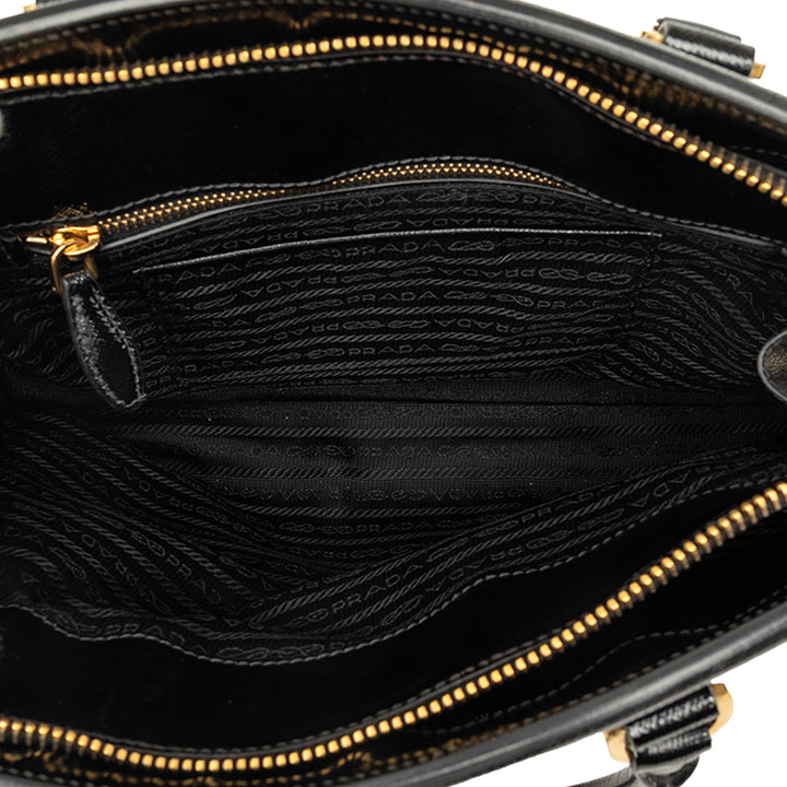 Prada Vernice Parabole Cabas Moyen Cuir Saffiano