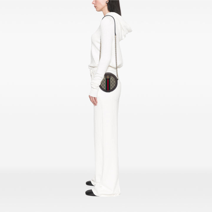 Web Ophidia Rond Sac Mini GG Supreme Beige
