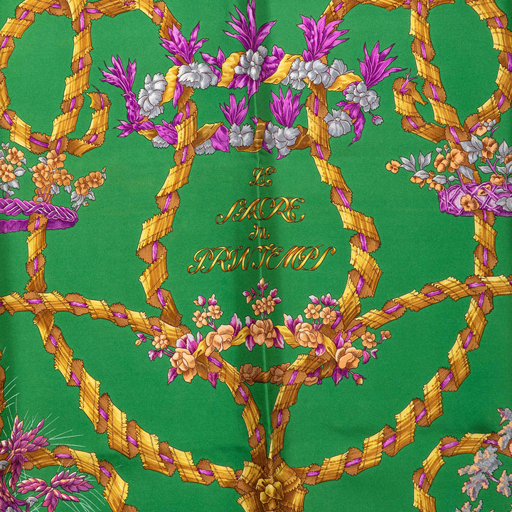 Hermès Le Sacre du Impriméemps Foulard 90 Soie