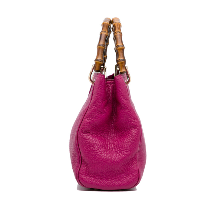 Gucci Small Bamboo Shopper Pink - GABY PARIS