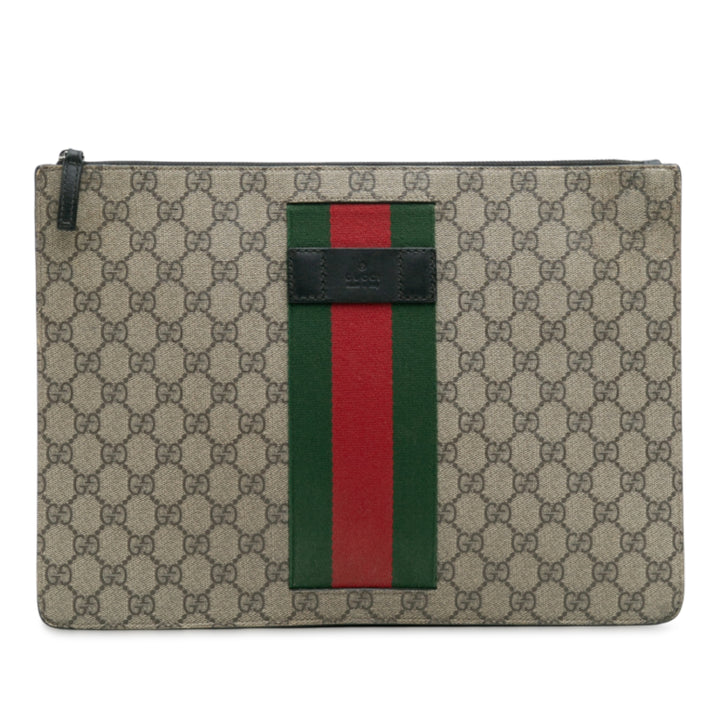 Gucci GG Supreme Web Pochette