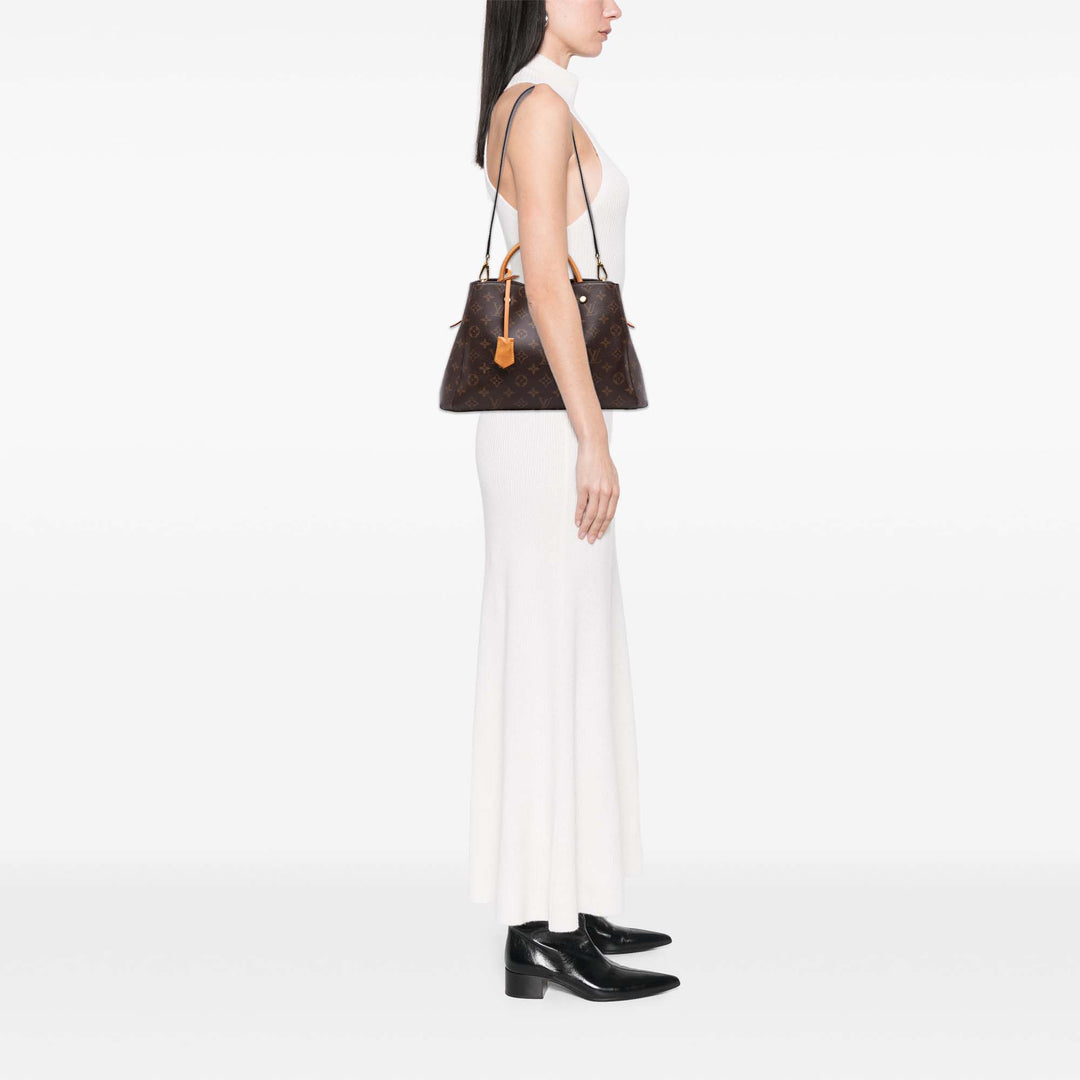 Louis Vuitton Monogram Montaigne MM Marron