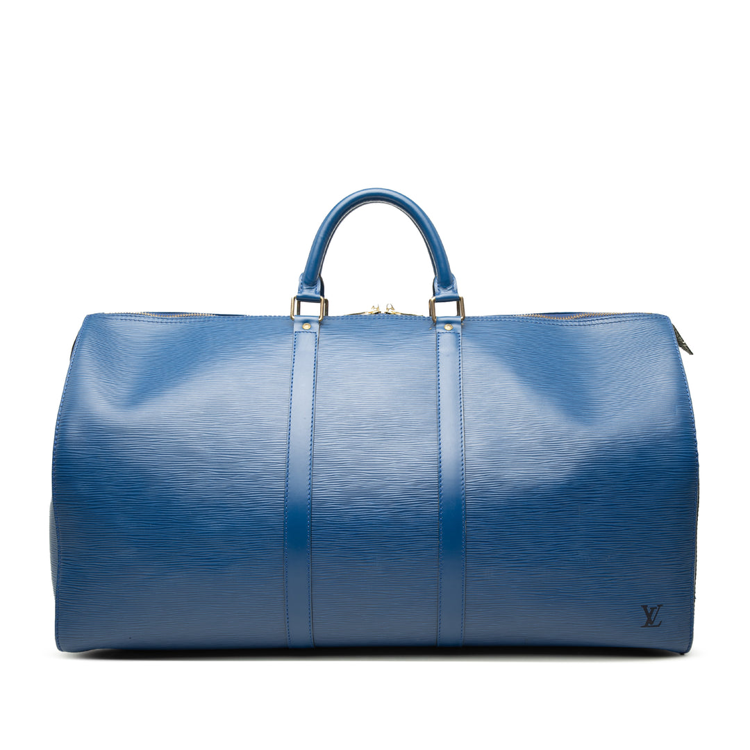 Keepall 55 Épi Bleu