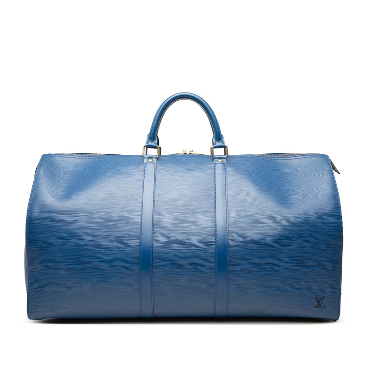 Keepall 55 Épi Bleu