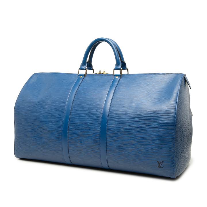 Keepall 55 Épi Bleu