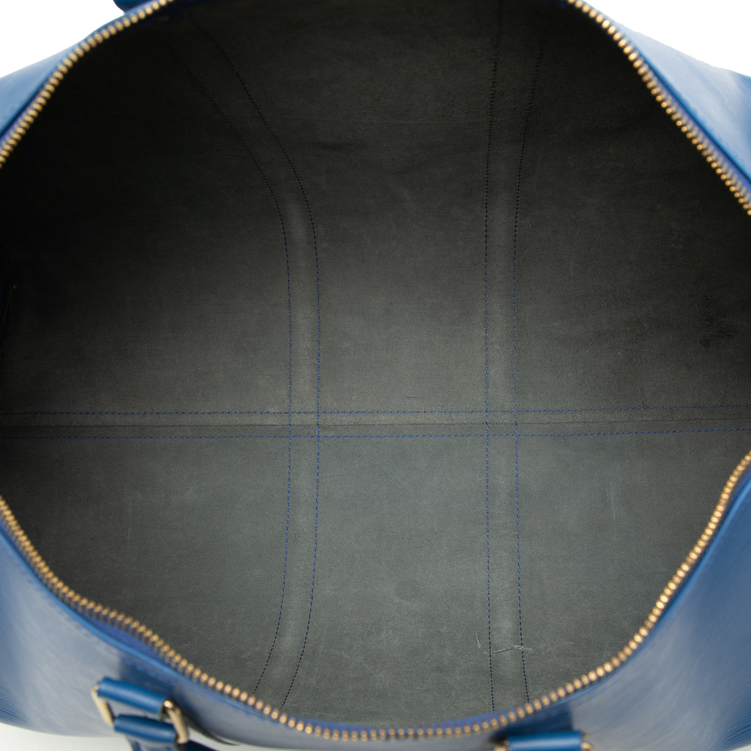 Keepall 55 Épi Bleu