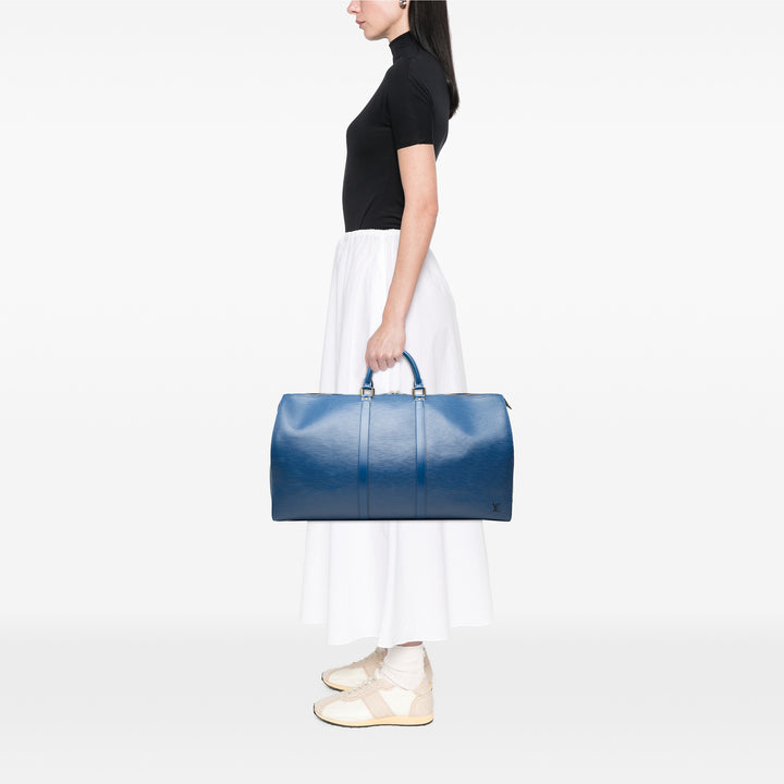Keepall 55 Épi Bleu